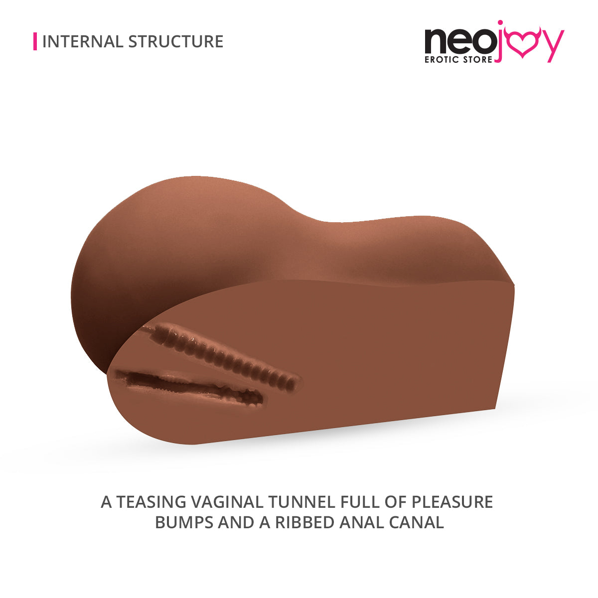 Neojoy - Miss Derriere Sex Doll Stroker with Butt & Vagina TPE - Small 2.17Kg