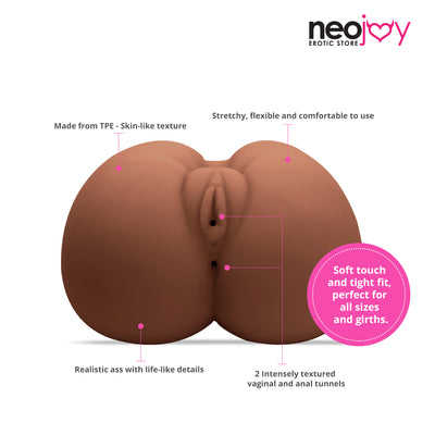 Neojoy - Miss Derriere Sex Doll Stroker with Butt & Vagina TPE - Small 2.17Kg