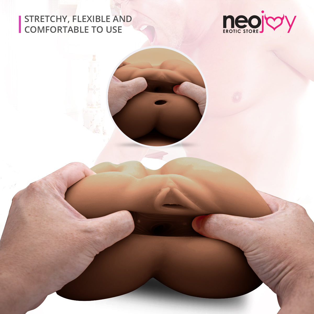 Neojoy - Miss Derriere Sex Doll Stroker with Butt & Vagina TPE - Small 2.17Kg