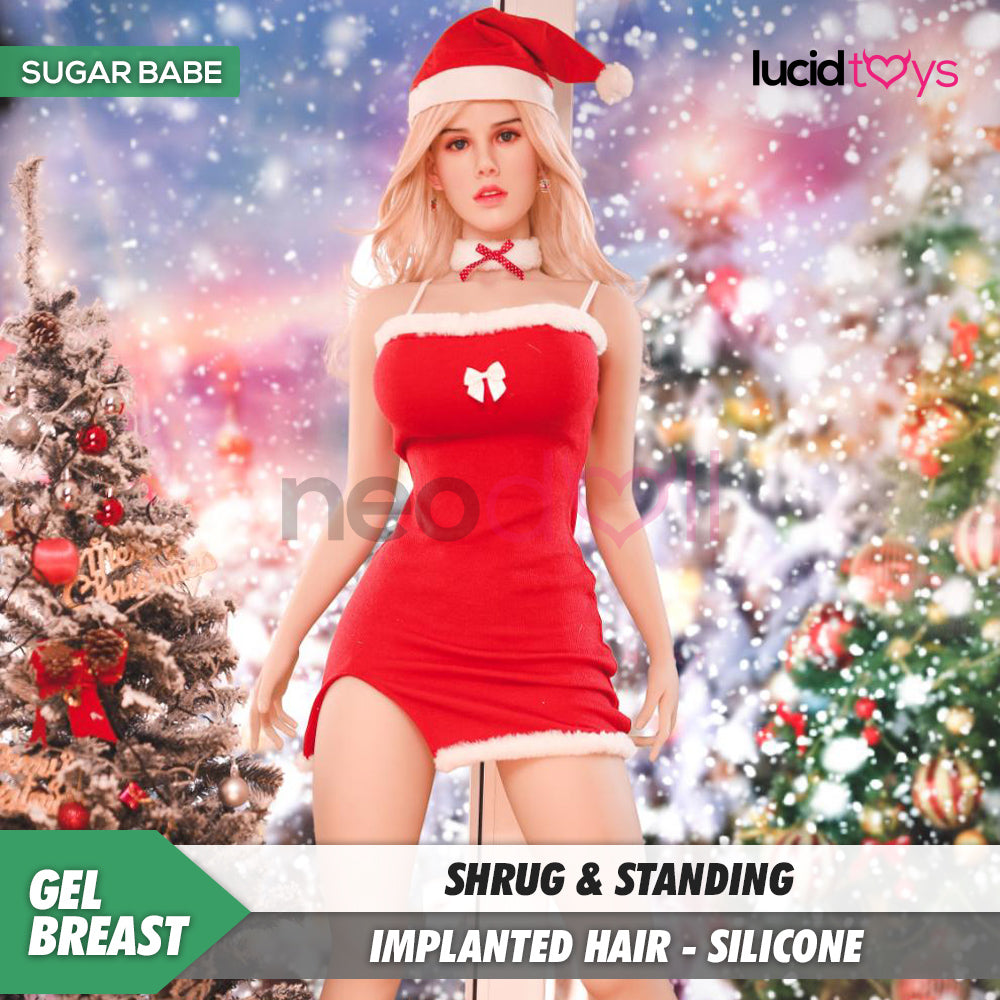 Silicone TPE Hybrid Sex Doll Fatima | 164cm Height | Silicone Colour Skin | Shrug & Standing & Uterus & Gel Breast & Implanted Hair | Neodoll Sugar Babe