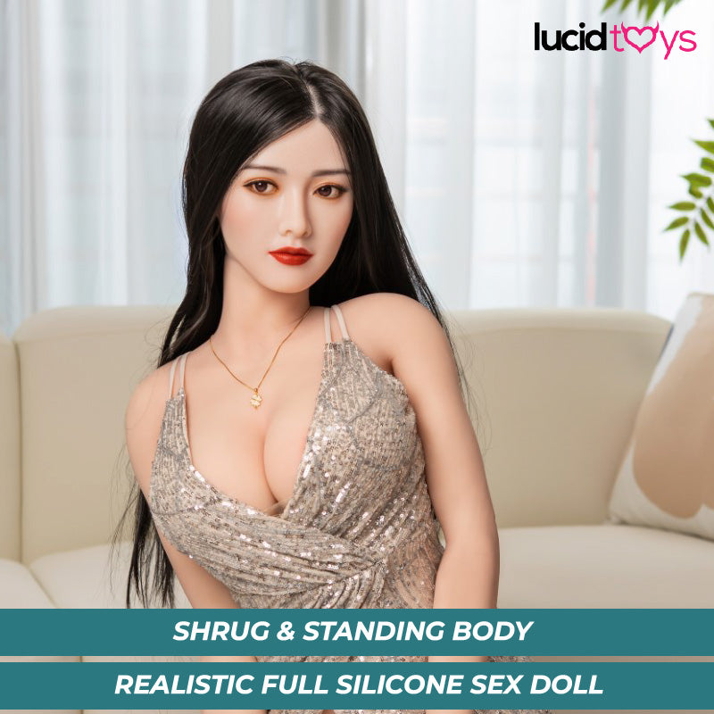 Youqdoll - Mackenzie - Realistic Full Silicone Sex doll - 163cm - Natural