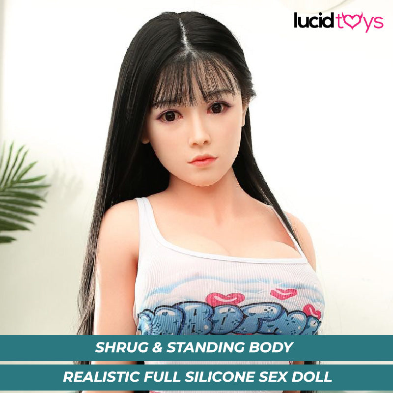 Youqdoll - Audrey - Realistic Full Silicone Sex doll - 160cm - Natural