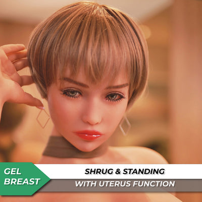 Neodoll Sugar Babe - Mckinley - Realistic Sex Doll - Gel Breast - Uterus - 170cm - Natural