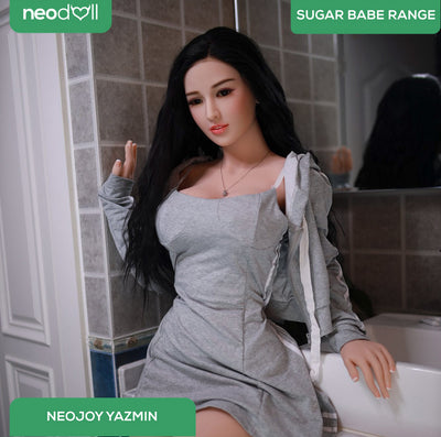 Neodoll Sugar Babe - Serene - Silicone TPE Hybrid Sex Doll - Gel Breast - Uterus - 157cm - Silicone White