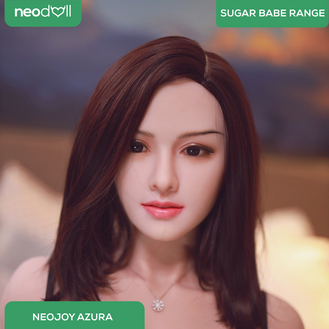 Neodoll Sugar Babe - Azura - Realistic Sex Doll - Gel Breast - Uterus - 164cm - Natural