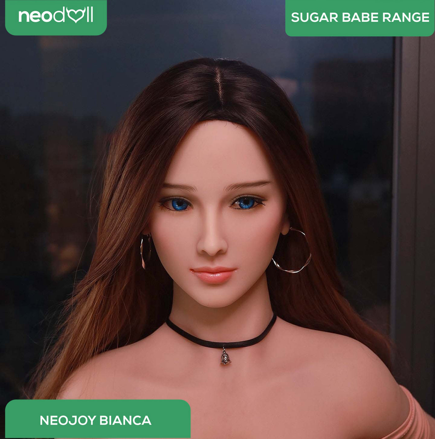 Neodoll Sugar Babe - Bianca - Realistic Sex Doll - Gel Breast - Uterus - 157cm - Wheat