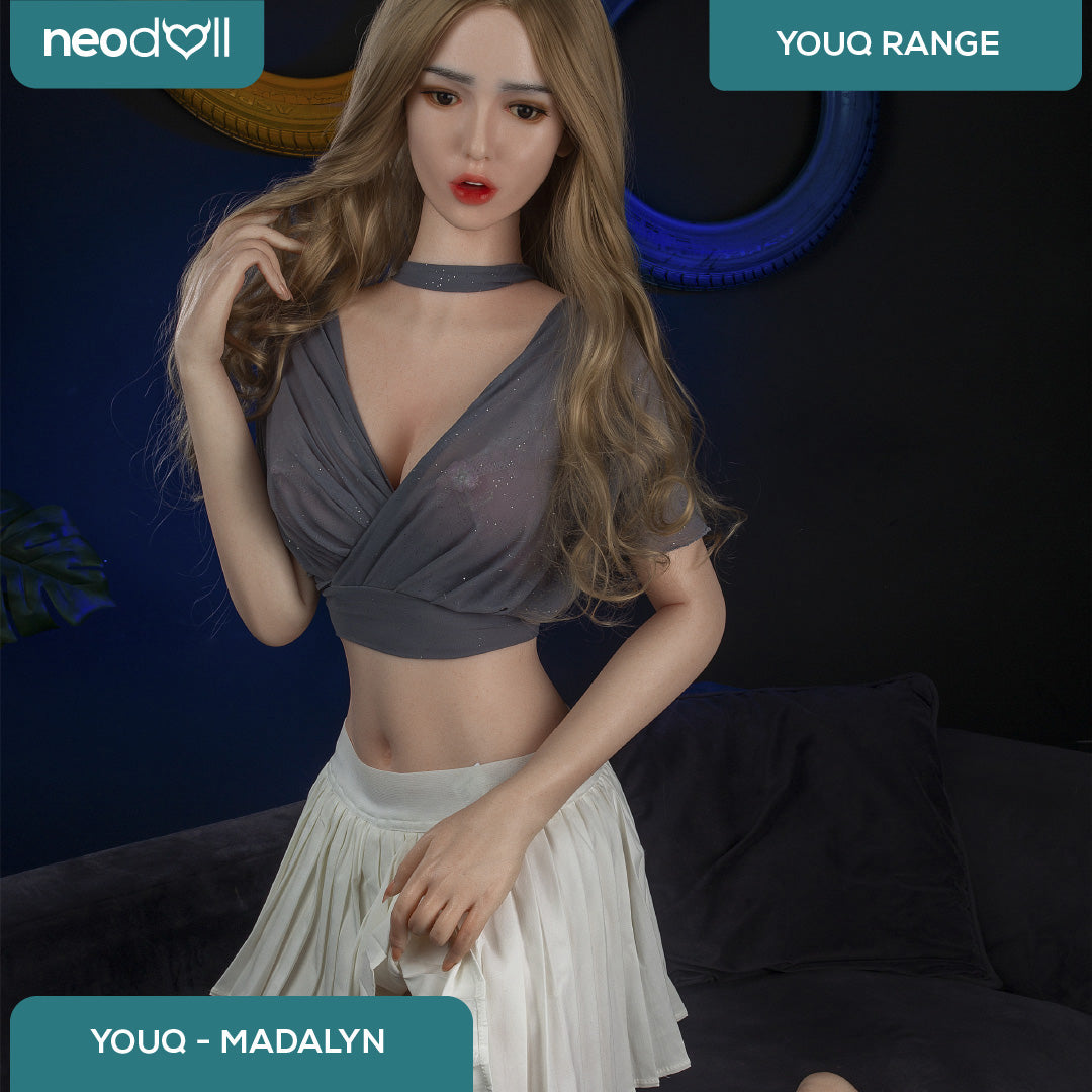 Full Silicone Sex Doll Madalyn | 165cm Height | Natural Skin | Shrug & Standing & Implanted Hair | Youqdoll