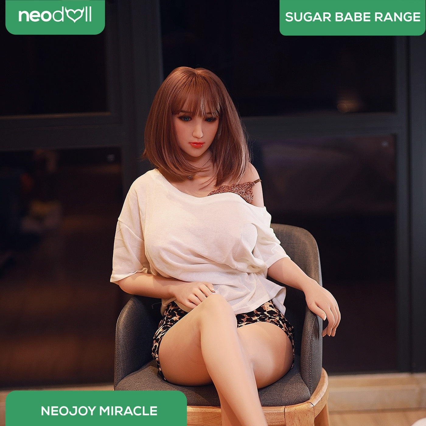 Sex Doll Miracle | 170cm Height | Natural Skin | Shrug & Standing & Gel Breast | Neodoll Sugar Babe