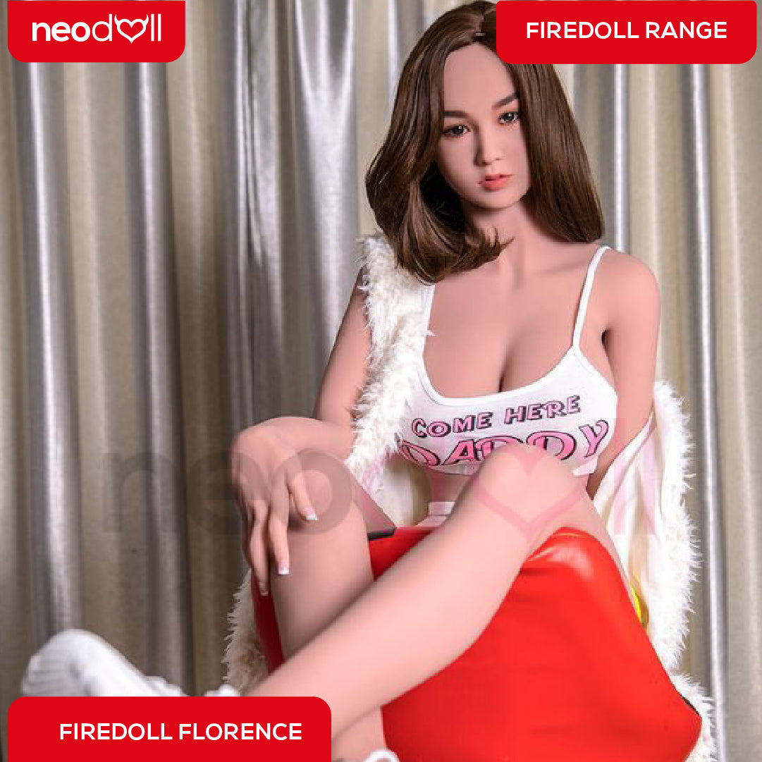 Sex Doll Florence | 166cm Height | Light Tan Skin | Shrug & Standing | Neodoll Fire Doll