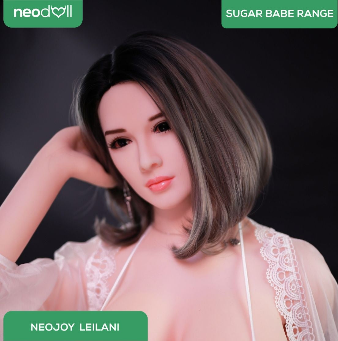 Sex Doll Leilani | 150cm Height | White Skin | Shrug & Standing & Uterus & Gel Breast | Neodoll Sugar Babe