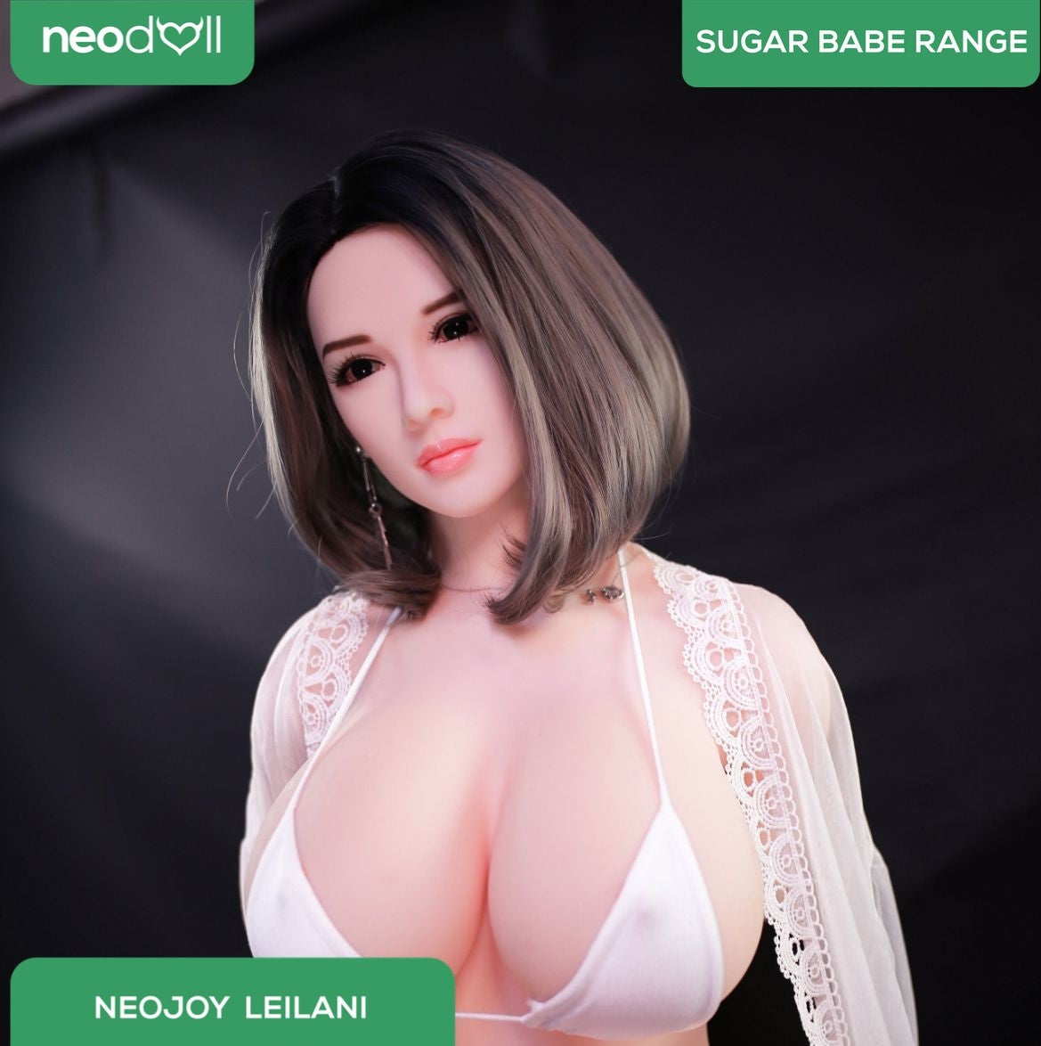 Sex Doll Leilani | 150cm Height | White Skin | Shrug & Standing & Uterus & Gel Breast | Neodoll Sugar Babe