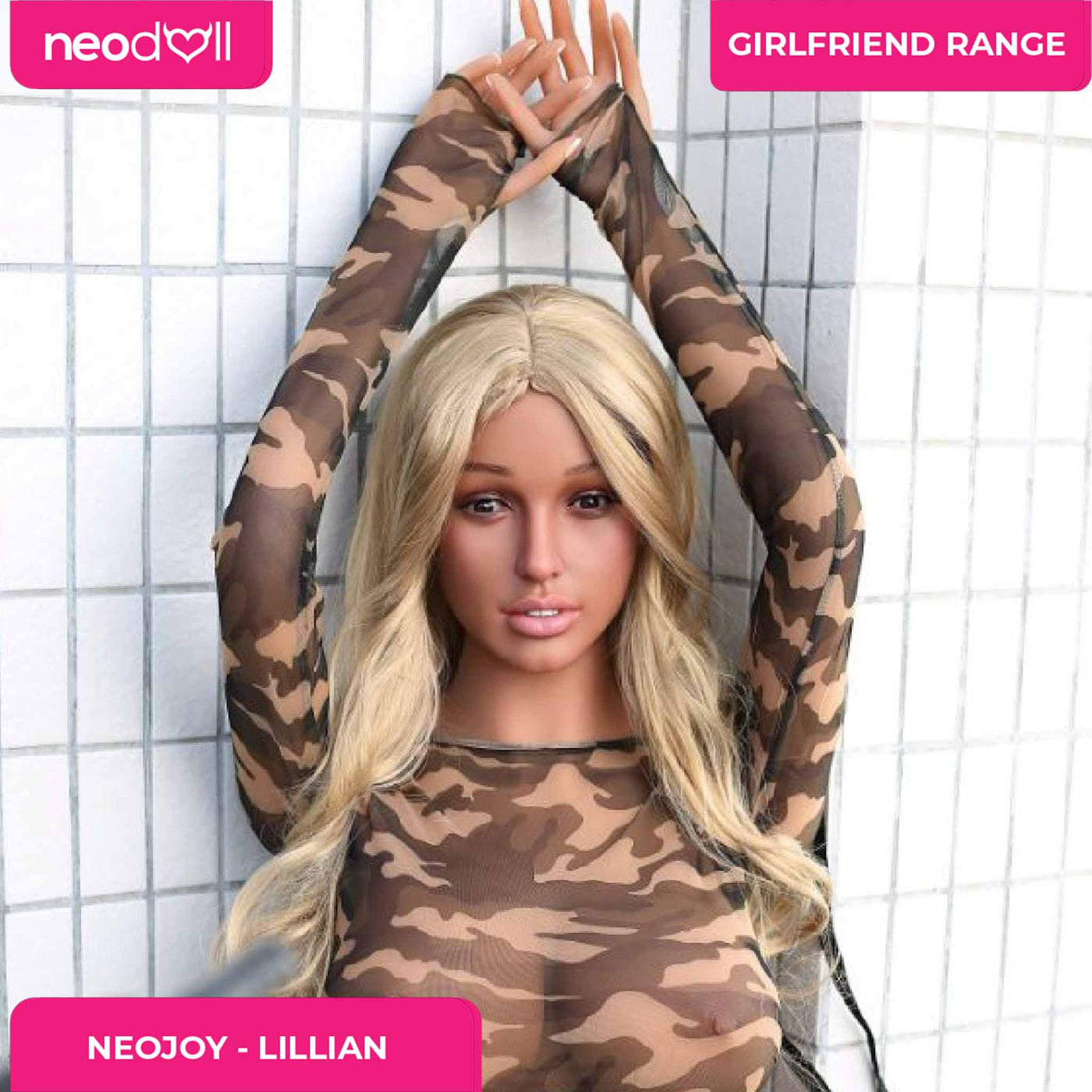 Neodoll Girlfriend Lillian - Realistic Silicone Sex Doll - 158cm - Tan