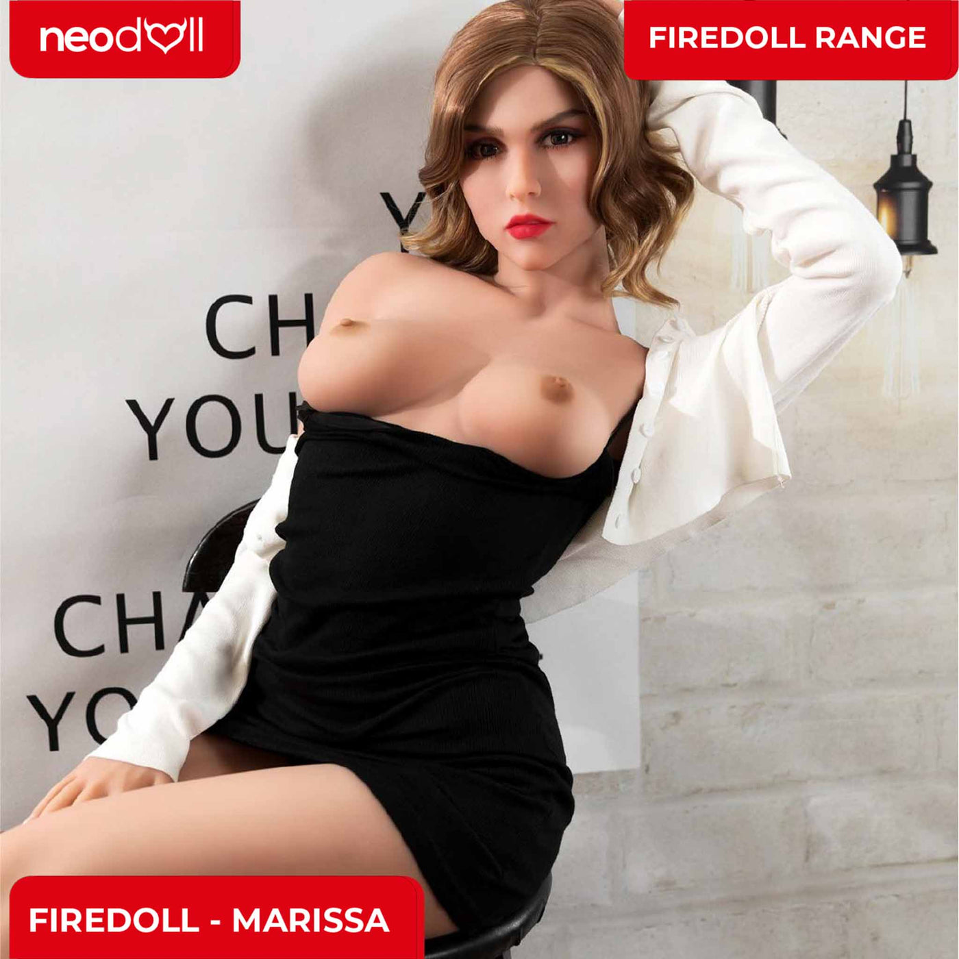 Fire Doll - Marissa - Realistic Sex Doll - Gel Breast - 166cm - Light Tan