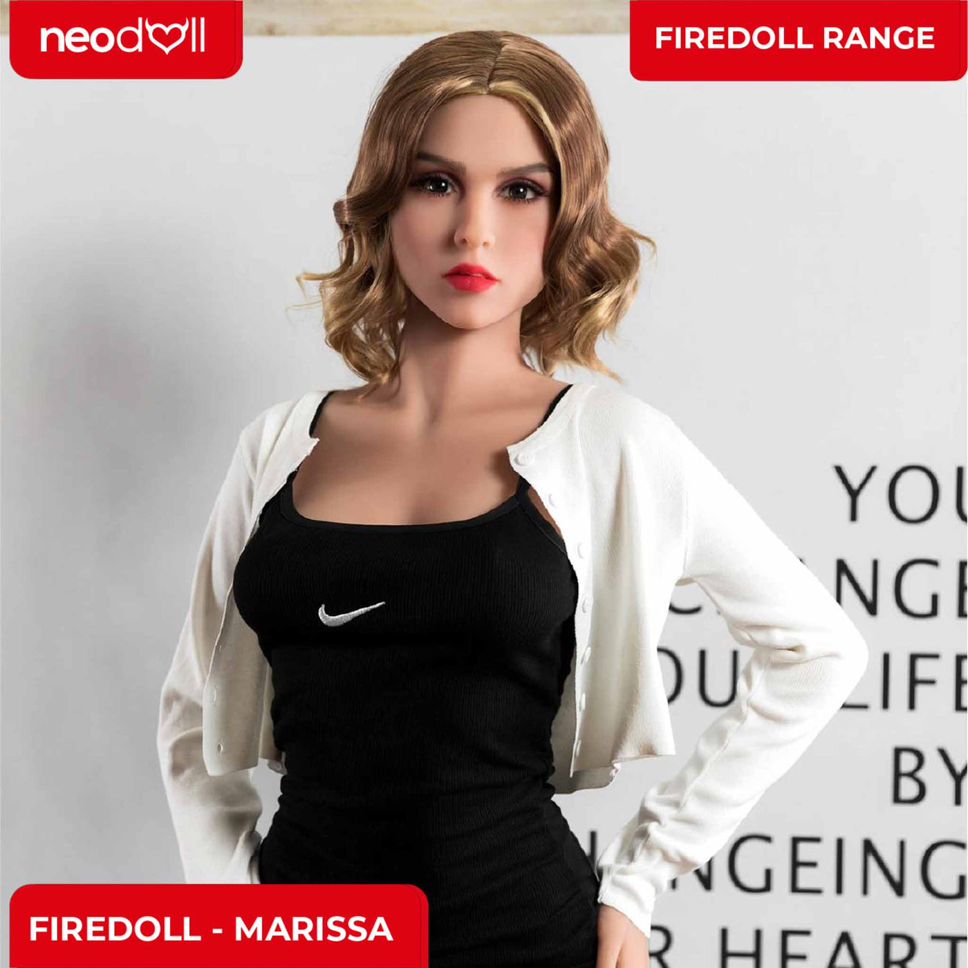 Fire Doll - Marissa - Realistic Sex Doll - Gel Breast - 166cm - Light Tan