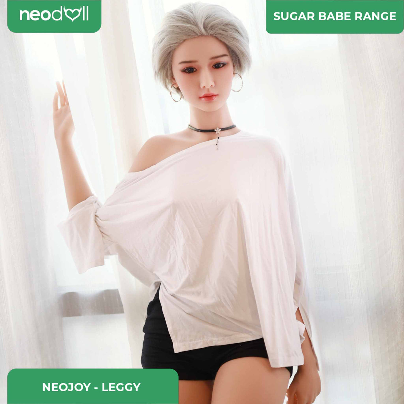 Sex Doll Kiki | 157cm Height | Natural Skin | Shrug & Standing & Uterus & Gel Breast | Neodoll Sugar Babe