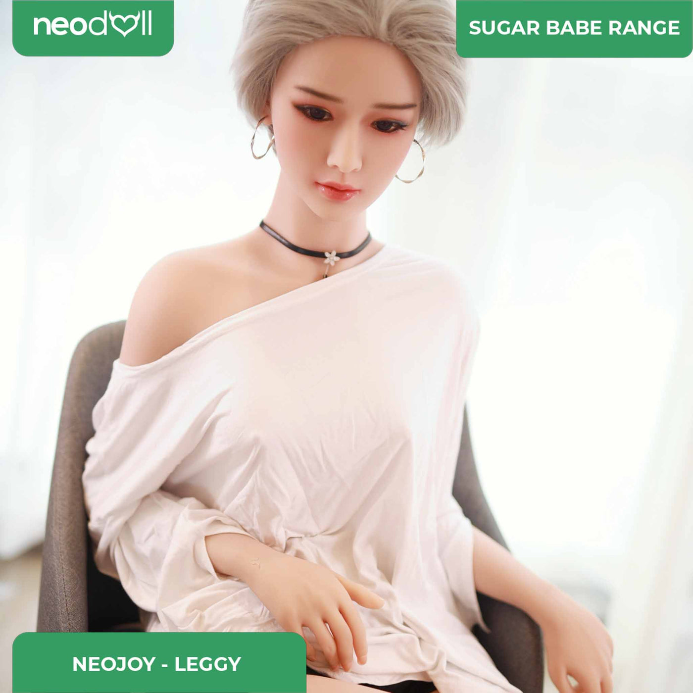 Sex Doll Kiki | 157cm Height | Natural Skin | Shrug & Standing & Uterus & Gel Breast | Neodoll Sugar Babe