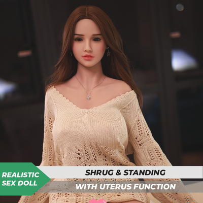 Sex Doll Kitty | 157cm Height | Natural Skin | Shrug & Standing & Uterus & Gel Breast | Neodoll Sugar Babe