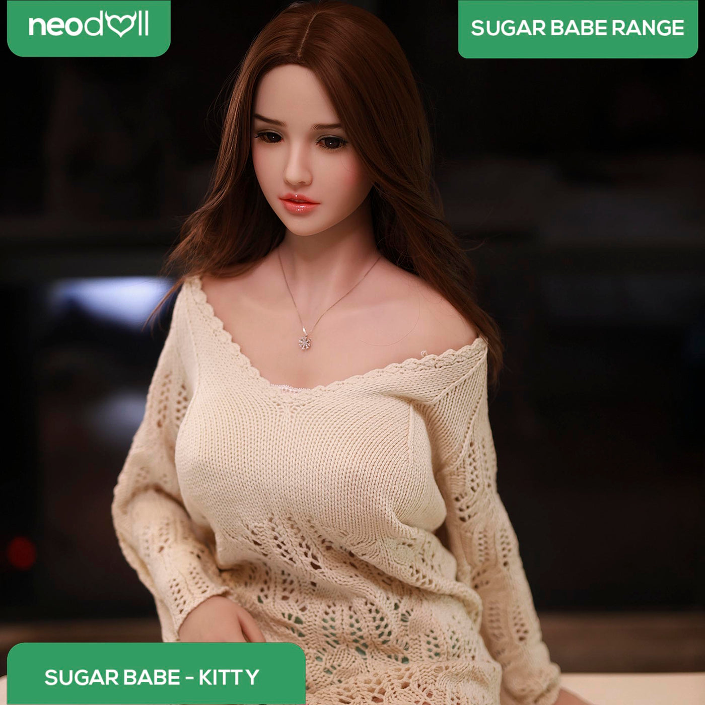 Sex Doll Kitty | 157cm Height | Natural Skin | Shrug & Standing & Uterus & Gel Breast | Neodoll Sugar Babe