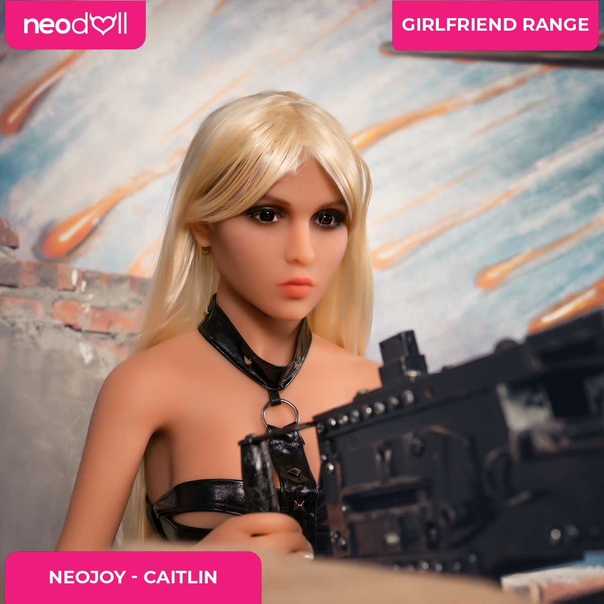 Sex Doll Caitlin | 148cm Height | Tan Skin | Standing | Neodoll Girlfriend