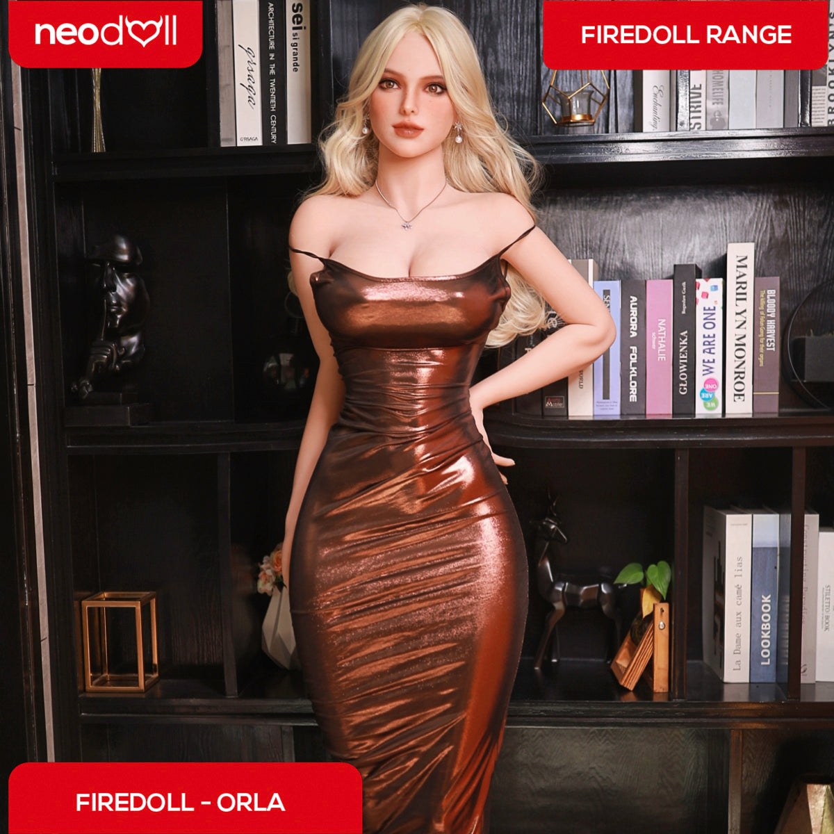 Fire Doll - Orla - Realistic Sex Doll - Gel Breast - 166cm - Articulated Hand - Light Tan