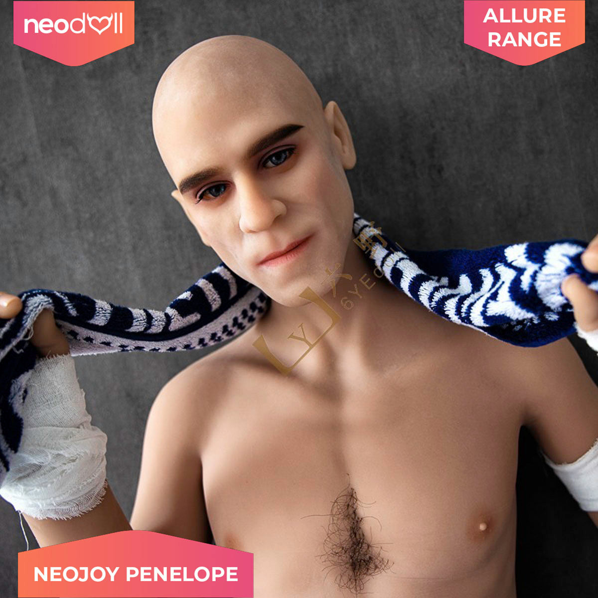 Neodoll Allure - John - Realistic Male Sex Doll - 173cm - Tan - 23cm penis