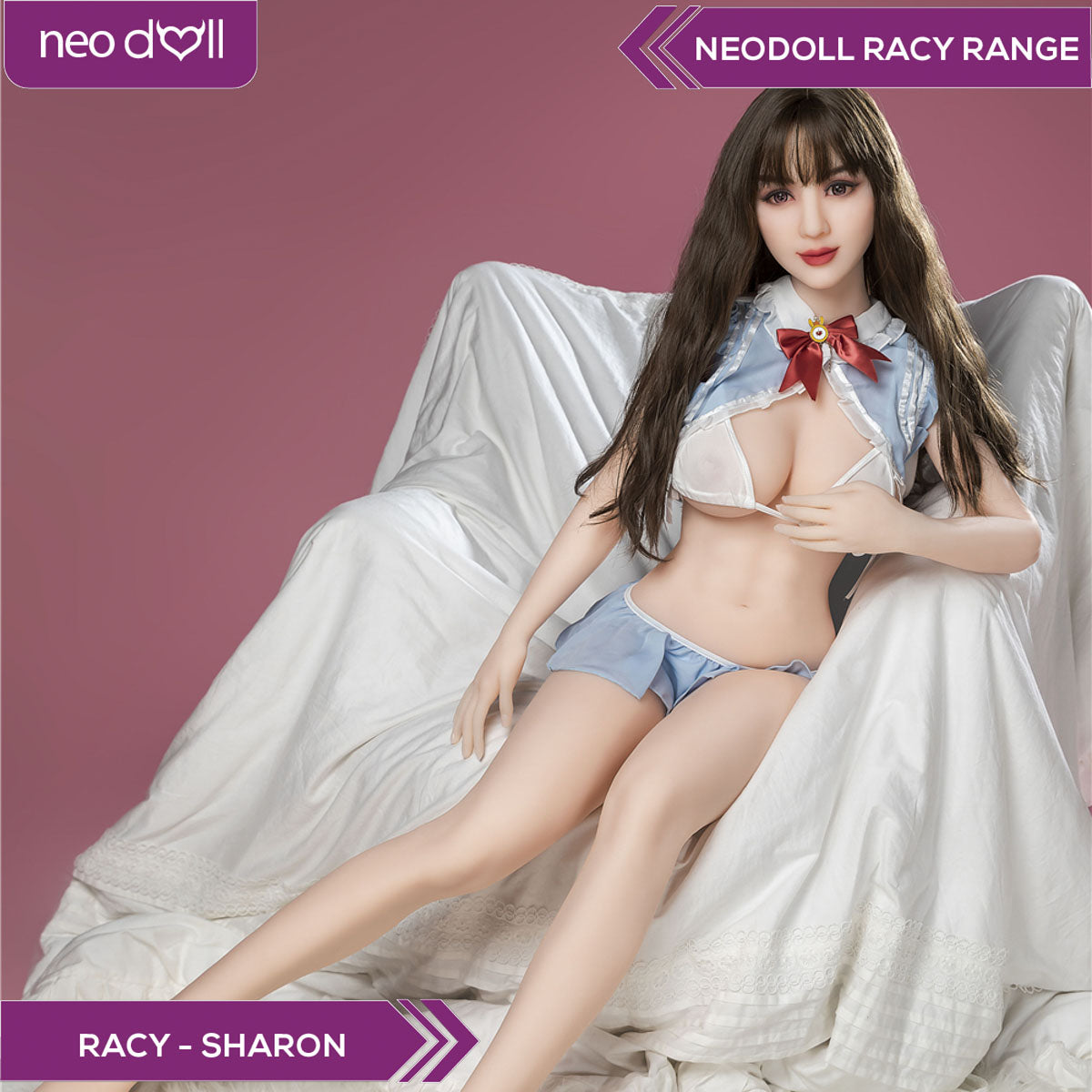 Neodoll Racy - Sharon - Realistic Sex Doll - 154cm - White