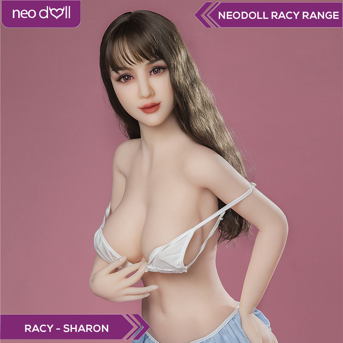 Neodoll Racy - Sharon - Realistic Sex Doll - 154cm - White