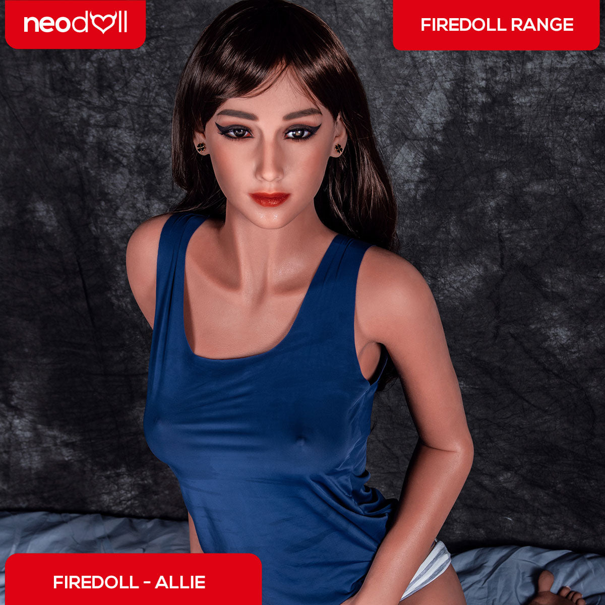 Sex Doll Allie | 163cm Height | Light Tan Skin | Shrug & Standing & Fat Body | Neodoll Fire doll