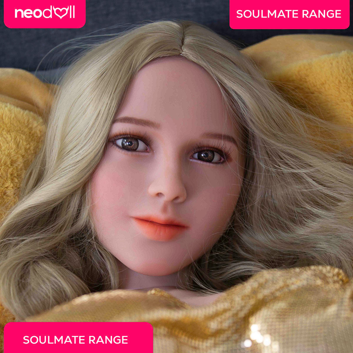 SoulMate Doll - Alyssa Head - Sex Doll Torso - Light Brown