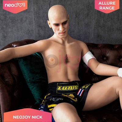 Neodoll Allure Nick - Realistic Male Sex Doll - 173cm - Tan - 17cm Penis