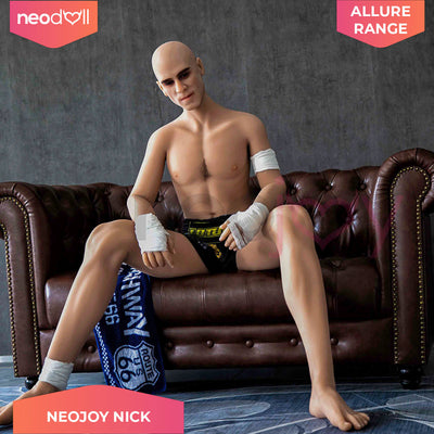 Neodoll Allure Nick - Realistic Male Sex Doll - 173cm - Tan - 17cm Penis