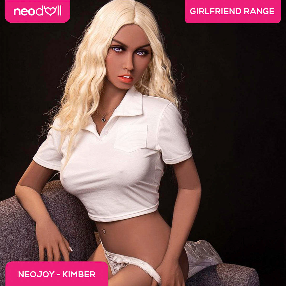 Neodoll Girlfriend Kimber - Realistic Sex Doll - 158cm - Tan