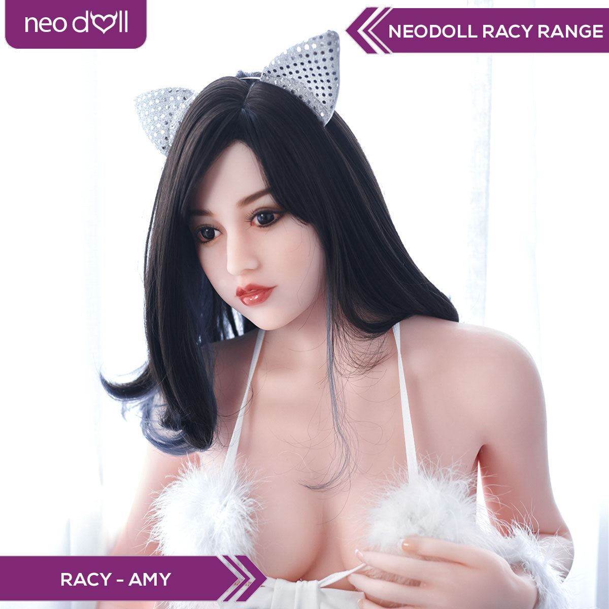 Sex Doll Amy | 163cm Height | Natural Skin | Shrug & Standing | Neodoll Racy