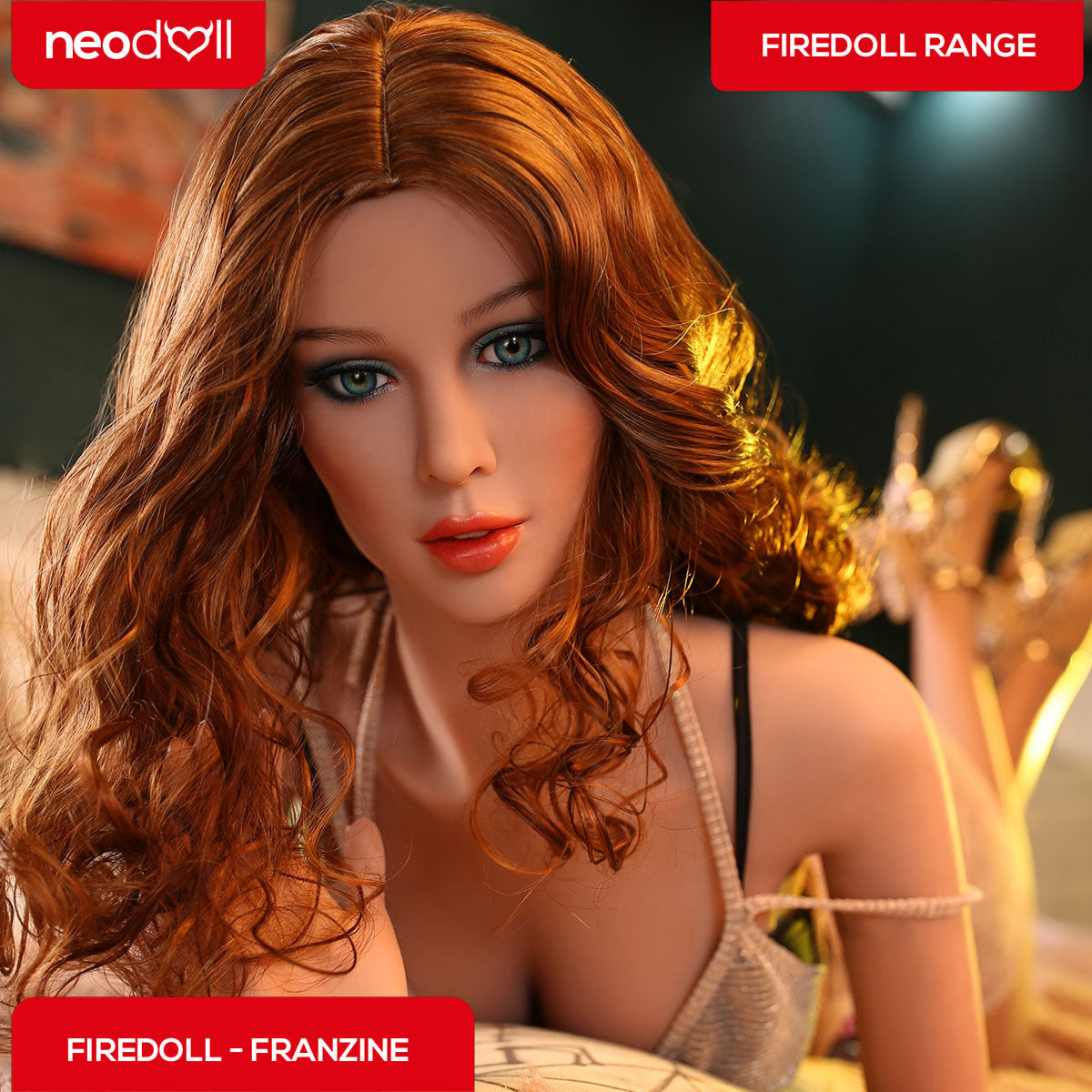 Fire Doll - Franzine - Realistic Sex Doll - Gel Breast - 166cm - Light Tan