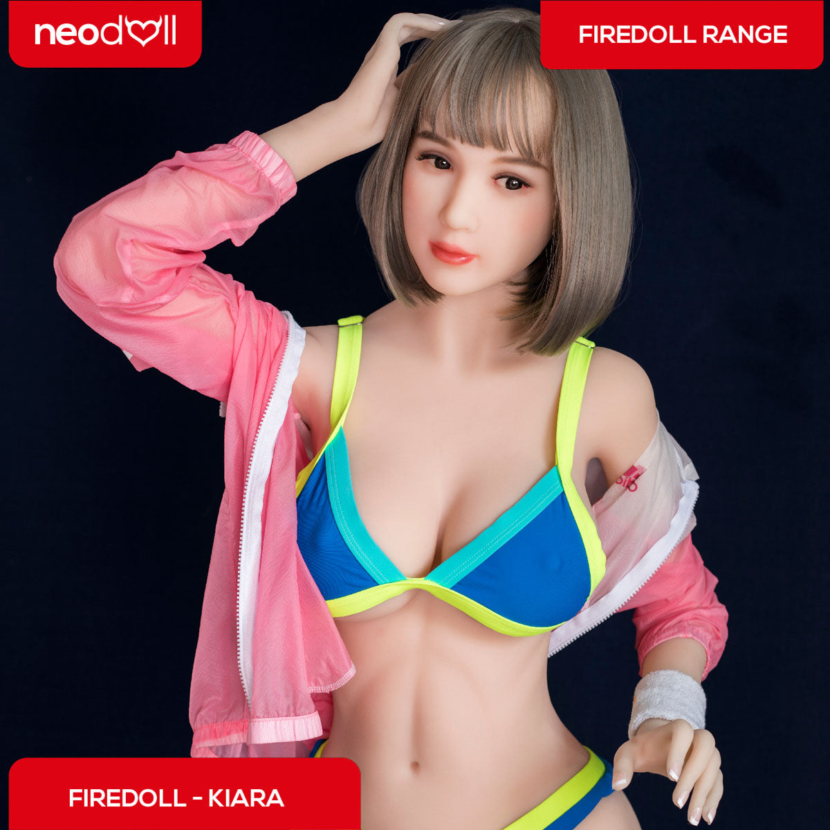 Sex Doll Kiara | 165cm Height | Natural Skin | Shrug & Standing | Neodoll Fire Doll