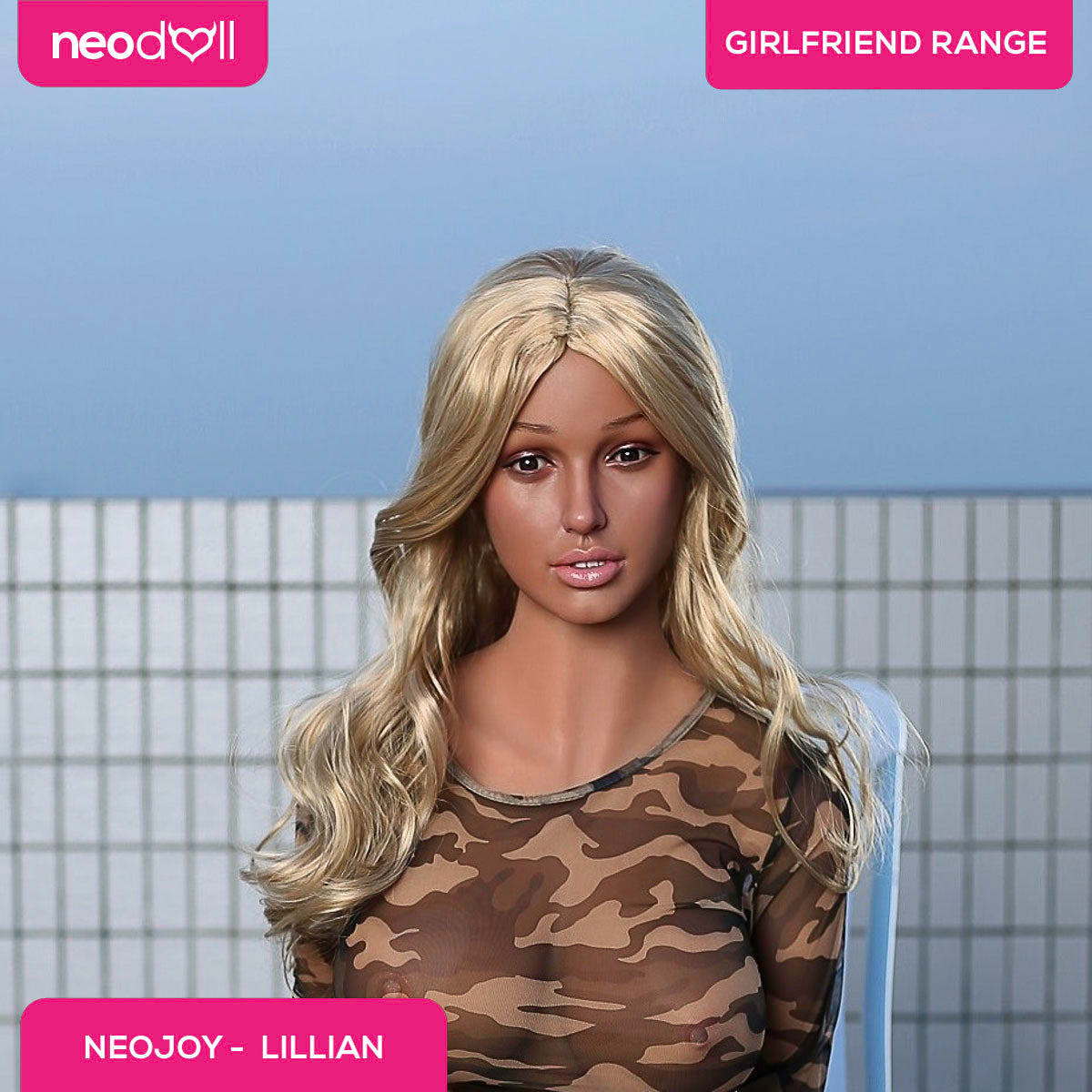 Silicone TPE Hybrid Sex Doll Lillian | 148cm Height | Tan Skin | Standing | Neodoll Girlfriend