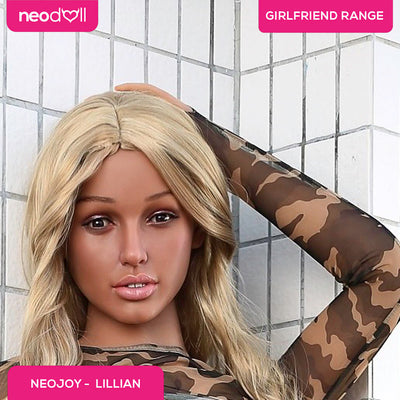 Silicone TPE Hybrid Sex Doll Lillian | 148cm Height | Tan Skin | Standing | Neodoll Girlfriend