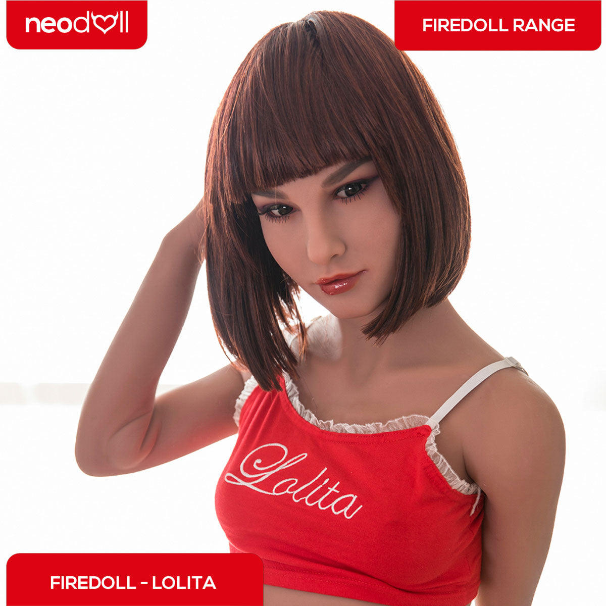 Sex Doll Lolita | 168cm Height | Light Tan Skin | Shrug & Standing | Neodoll Fire Doll