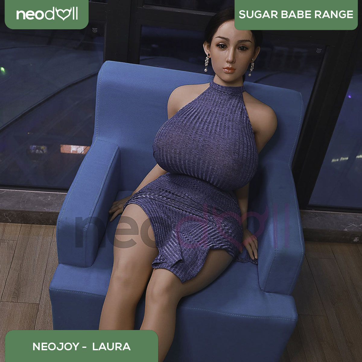 Sex Doll Laura | 159cm Height | Natural Skin | Shrug & Standing & Uterus | Neodoll Sugar Babe