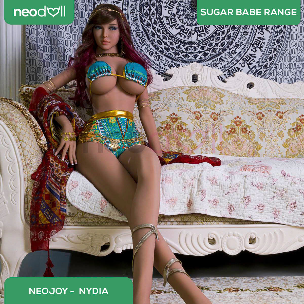 Sex Doll Nydia | 170cm Height | Tan Skin | Shrug & Standing & Uterus | Neodoll Sugar Babe