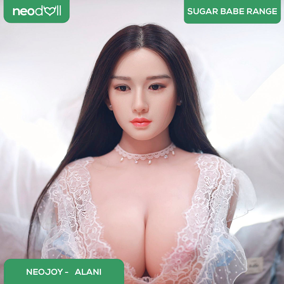 Silicone TPE Hybrid Sex Doll Alani | 164cm Height | Silicone Colour Skin | Shrug & Standing & Uterus & Gel Breast & Implanted Hair | Neodoll Sugar Babe