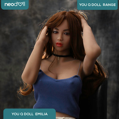 Sex Doll Emilia | 158cm Height | Light Tan Skin | Shrug & Standing | Youqdoll