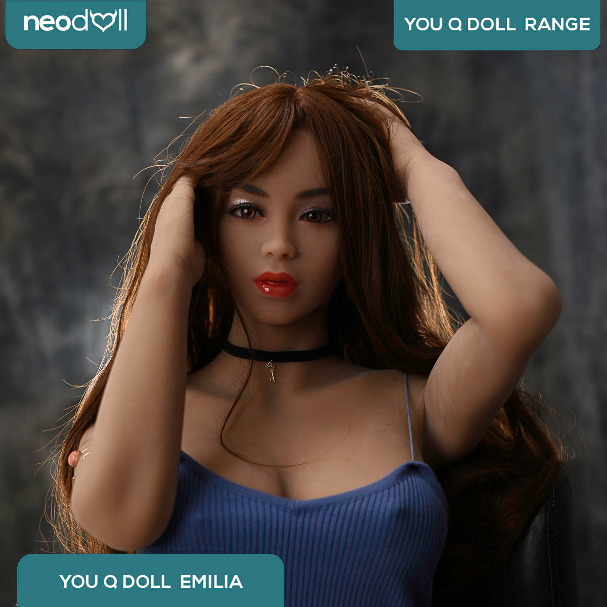 Sex Doll Emilia | 158cm Height | Light Tan Skin | Shrug & Standing | Youqdoll