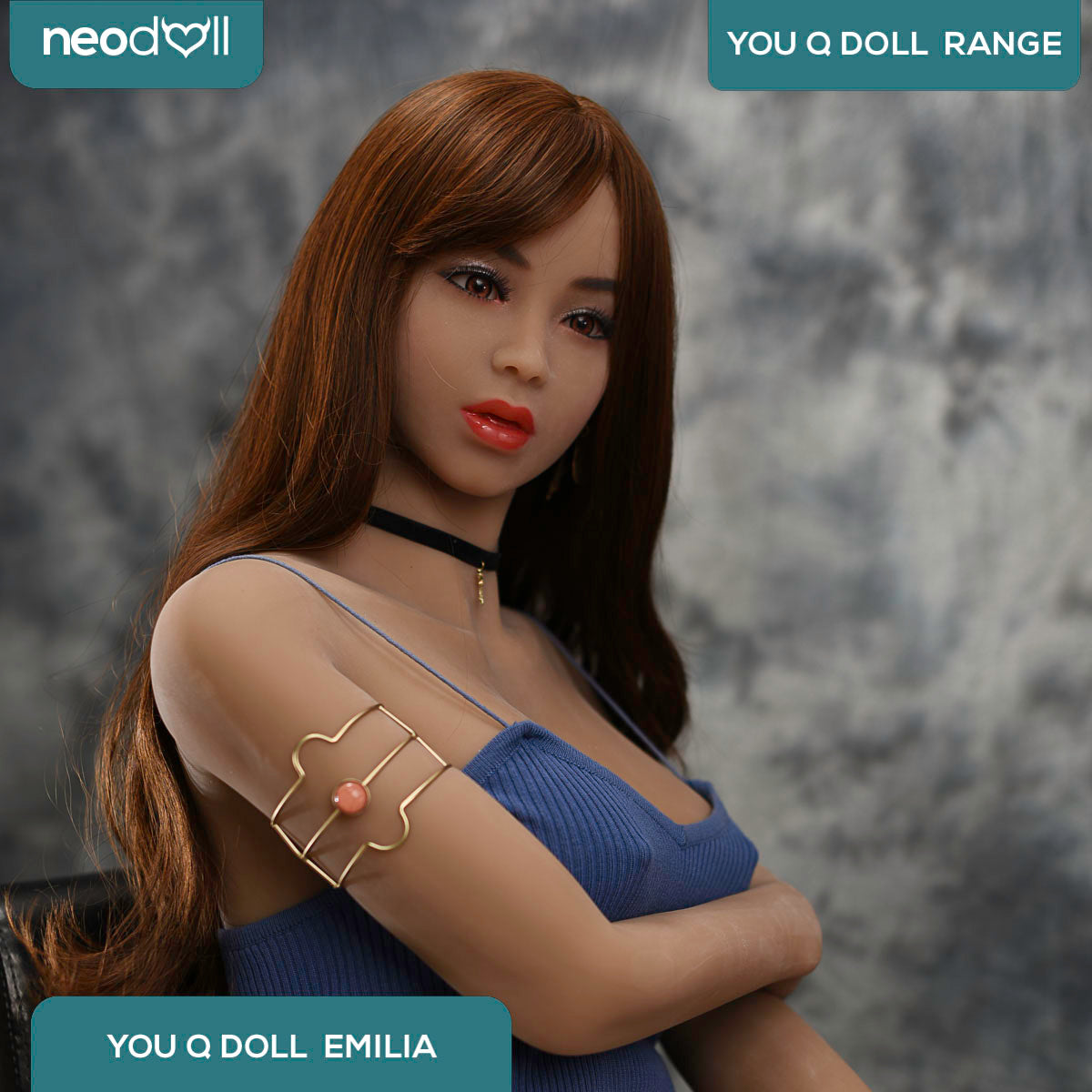 Sex Doll Emilia | 158cm Height | Light Tan Skin | Shrug & Standing | Youqdoll