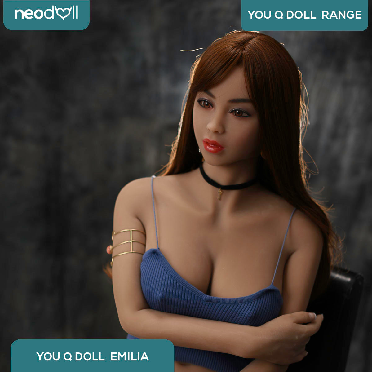 Sex Doll Emilia | 158cm Height | Light Tan Skin | Shrug & Standing | Youqdoll