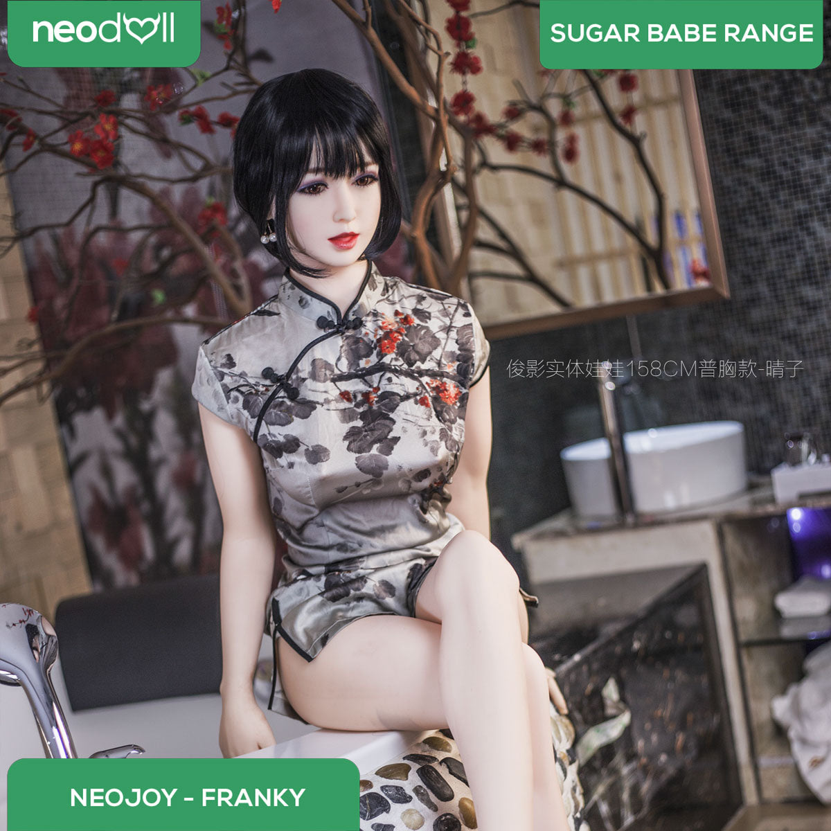 Sex Doll Franky | 158cm Height | White Skin | Shrug & Standing & Uterus | Neodoll Sugar Babe