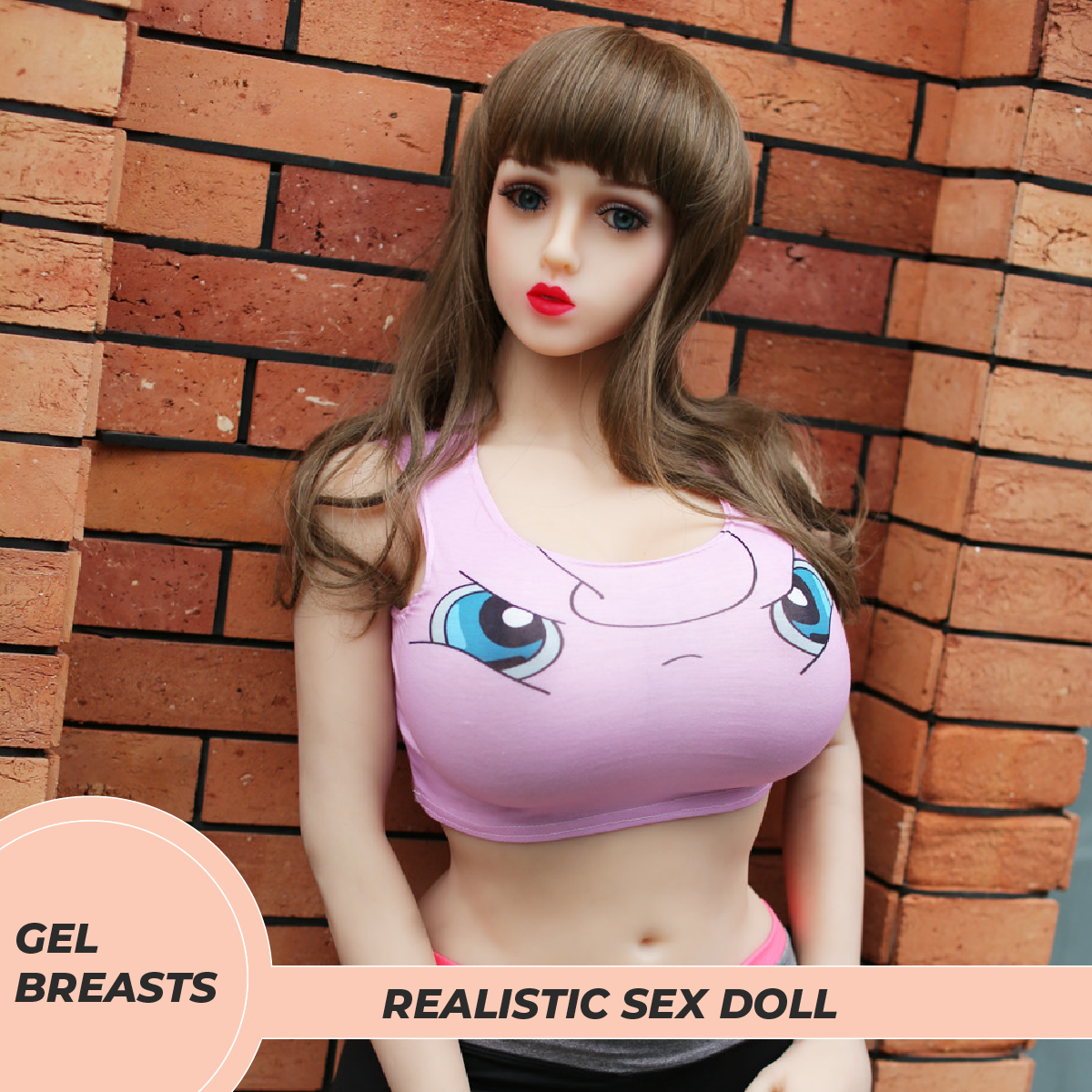 Sex Doll Kendall | 160cm Height | White Skin | Shrug & Standing & Gel Breast | Climax Doll