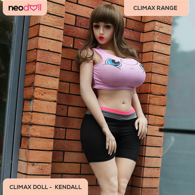 Sex Doll Kendall | 160cm Height | White Skin | Shrug & Standing & Gel Breast | Climax Doll