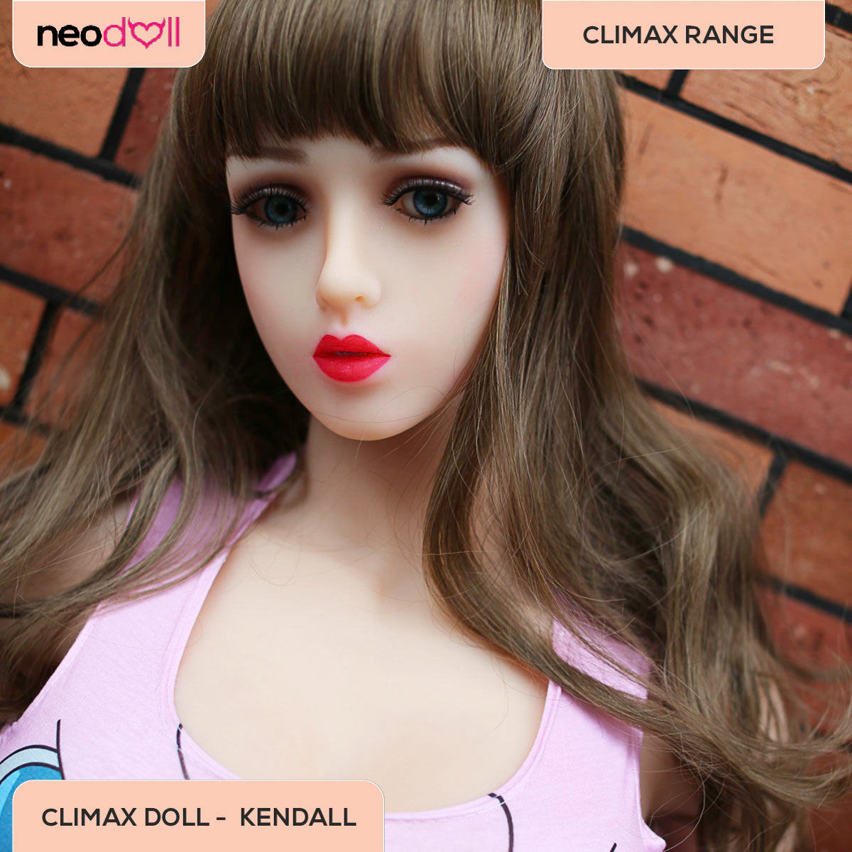 Sex Doll Kendall | 160cm Height | White Skin | Shrug & Standing & Gel Breast | Climax Doll