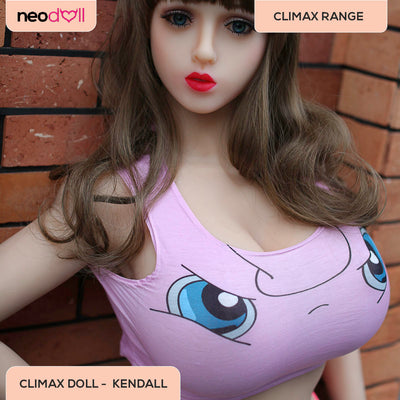 Sex Doll Kendall | 160cm Height | White Skin | Shrug & Standing & Gel Breast | Climax Doll